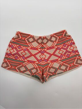 Judith March Geometric Print Shorts